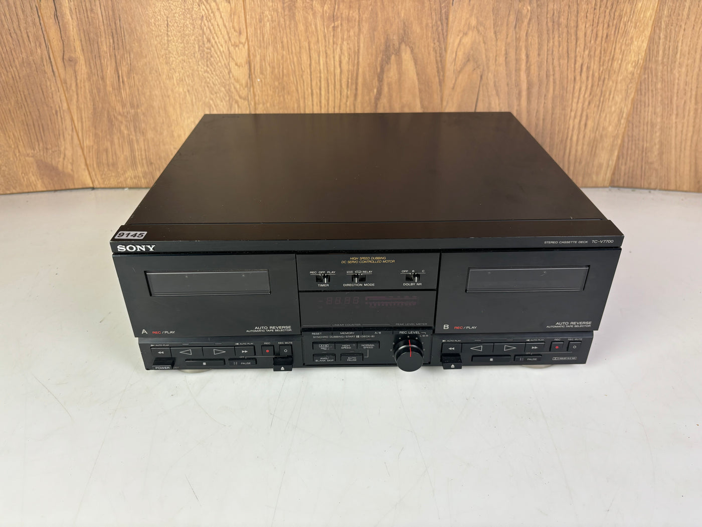 Sony TC-V7700 Stereo Double Cassette Deck