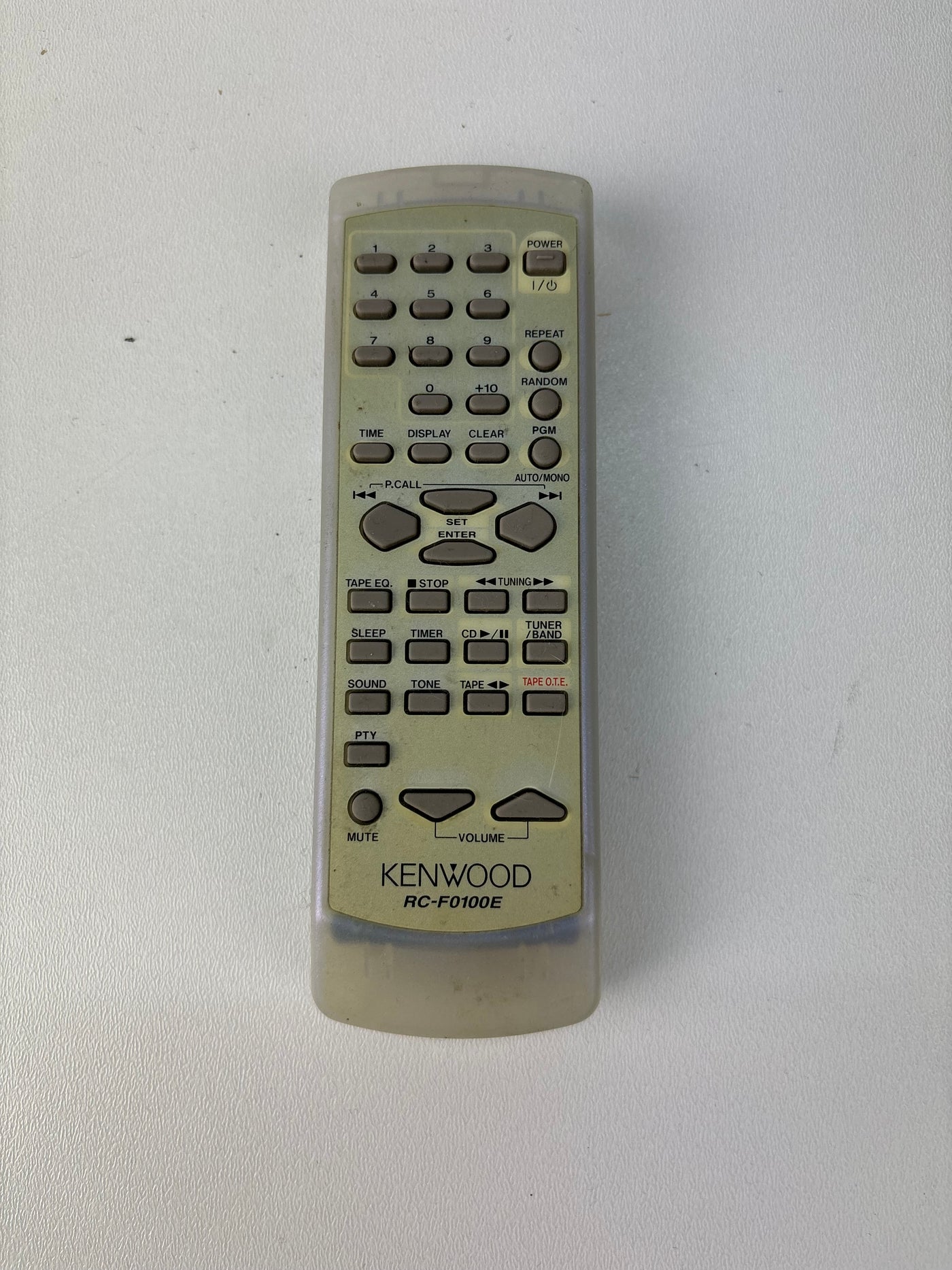 Kenwood RC-F0100E Remote Control