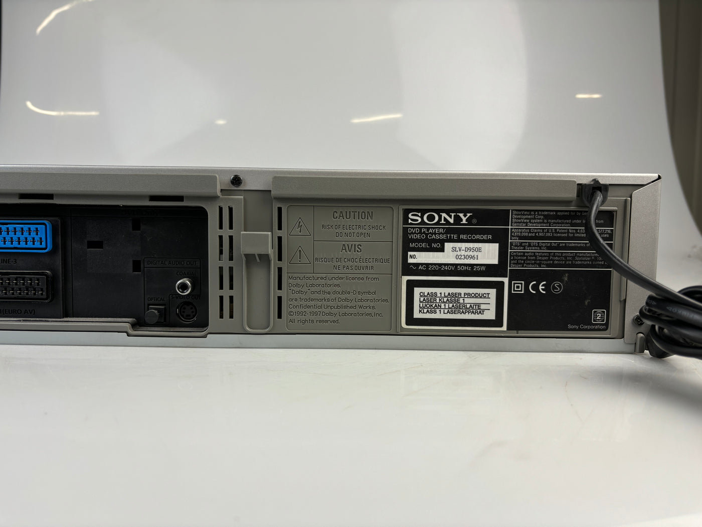 Sony SLV-D950 DVD Player / Videorecorder