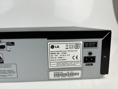 LG RCT699H Video / VHS Combi Recorder Copy VHS TO DVD!