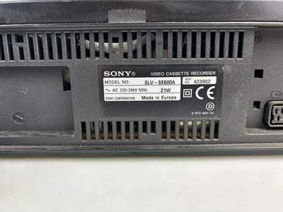 Sony SLV-SE600 Video Cassette Recorder Videorecorder