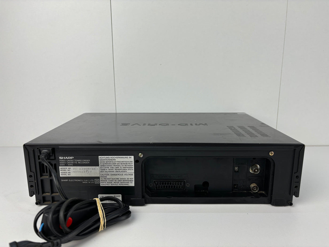 Sharp VC-A39 VHS Videorecorder