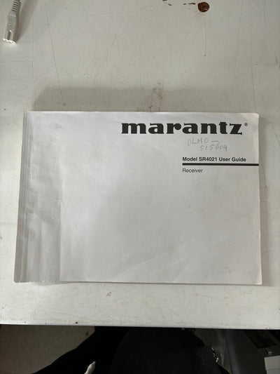 Marantz SR4021 AM/FM Stereo Receiver User Manual