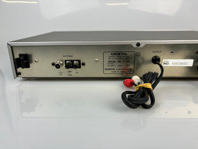Onkyo T-33 Synthesized AM/FM Tuner