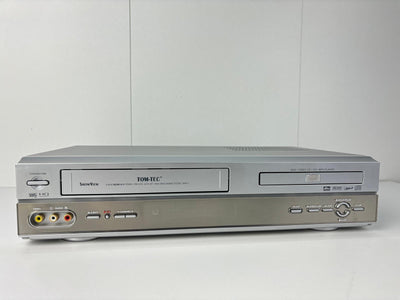 Tom-Tec DVHS-2 Video Cassette Recorder VHS Combi LEES!