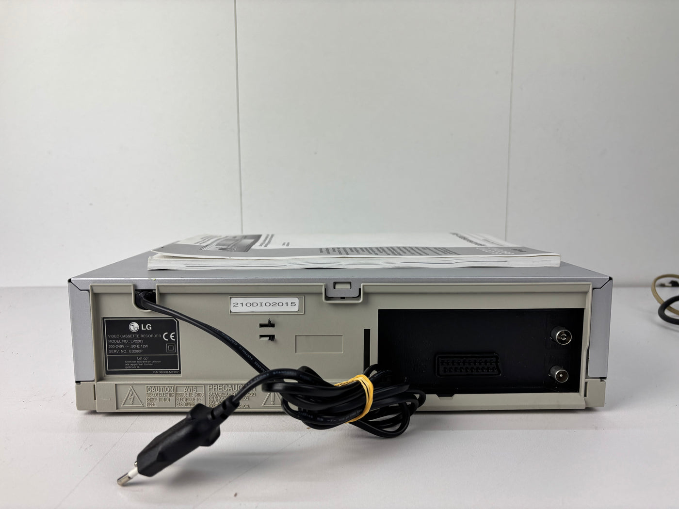 LG LV2283 Video Cassette Recorder VHS Speler