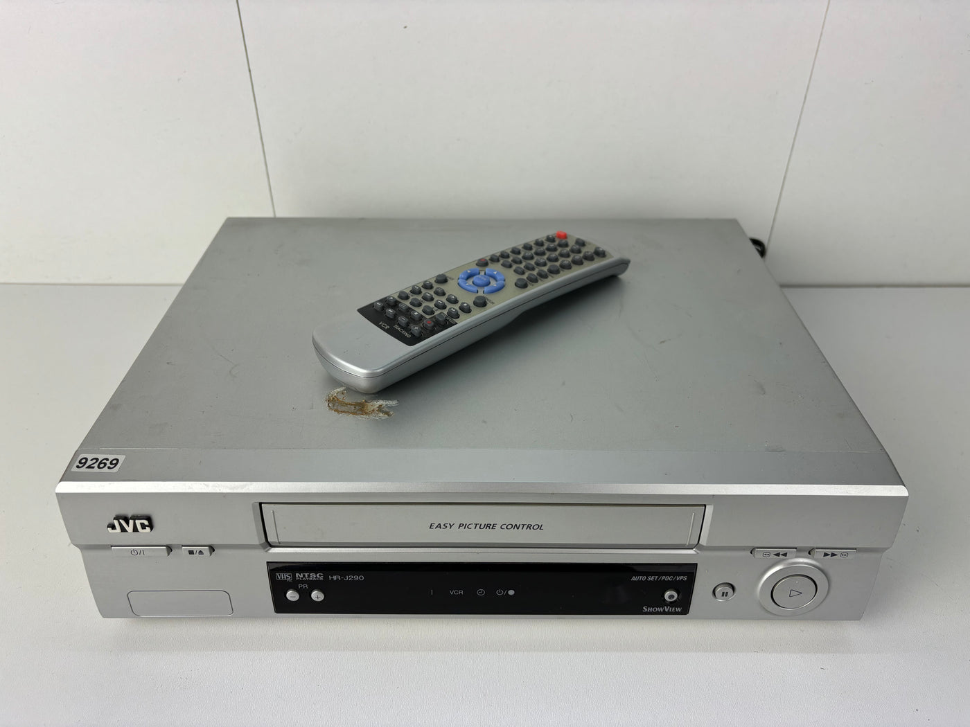 JVC HR-J290 Video Cassette Recorder VHS - With Remote Control