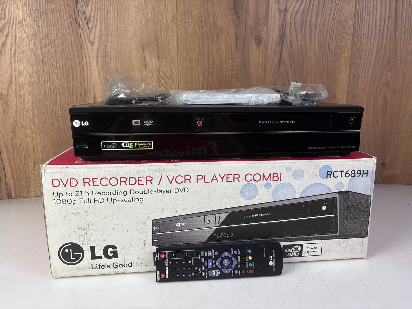LG RCT689H VHS Videorecorder & DVD Combi - Copy VHS to DVD