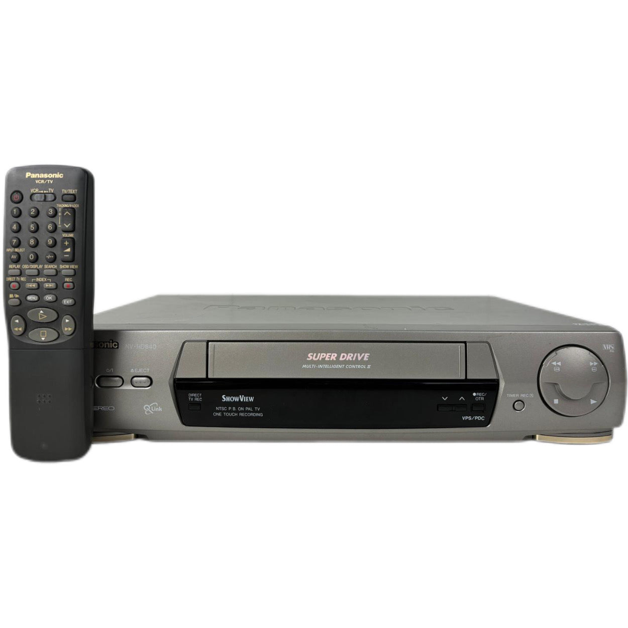 Panasonic NV-HD640 Super Drive Video Cassette Recorder With Remote Control